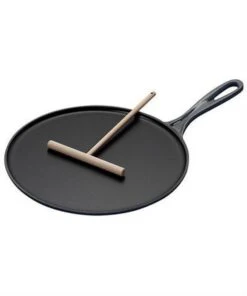 Le Creuset Le Creuster Gietijzeren Pannenkoekpan - Mat Zwart - 27cm -Kookgerei Koning Verkoop 1000x1200 15