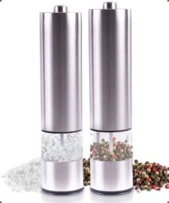 Peper En Zoutmolen Set - Elektrisch - Pepermolen - Zoutmolen - Set Van 2 Stuks -Kookgerei Koning Verkoop 1000x1200 9