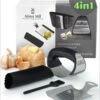 Mister Mill Knoflookpers Gemberrasp Set - Lookpers - Knoflook Pers - Gemberpers - Knoflooksnijder - Knoflookpeller - Garlic Press