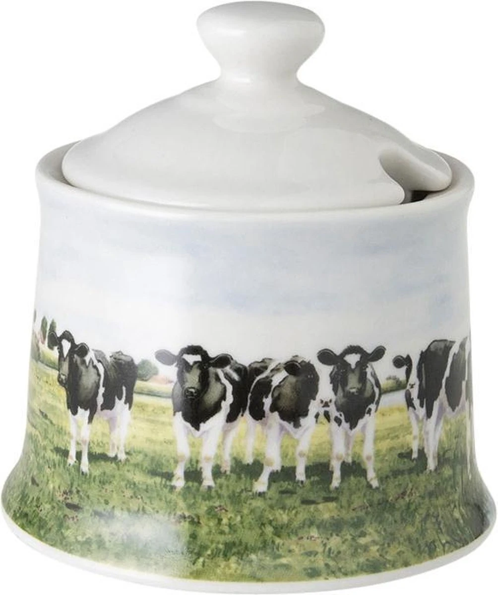 Wiebe Van Der Zee Suikerpot "Koe In Waterland" 1 Wiebe Van Der Zee Suikerpot "Koe In Waterland"