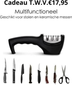 Mandoline + Messenslijper T.w.v. €17,95 - Multifunctionele Groentesnijder – (Zelfreinigende) Mandoline Nicer Dicer – Uiensnijder – Groentensnijder – Frietsnijder – Keukensnijder – Groentehakker – Snijmachine – Multifunctioneel 15-delig – RVS -Kookgerei Koning Verkoop 1014x1200 2