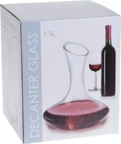 Excellent Houseware Valetti Wijn Decanteerkan - 1.5 L - Glas -Kookgerei Koning Verkoop 1015x1200 5