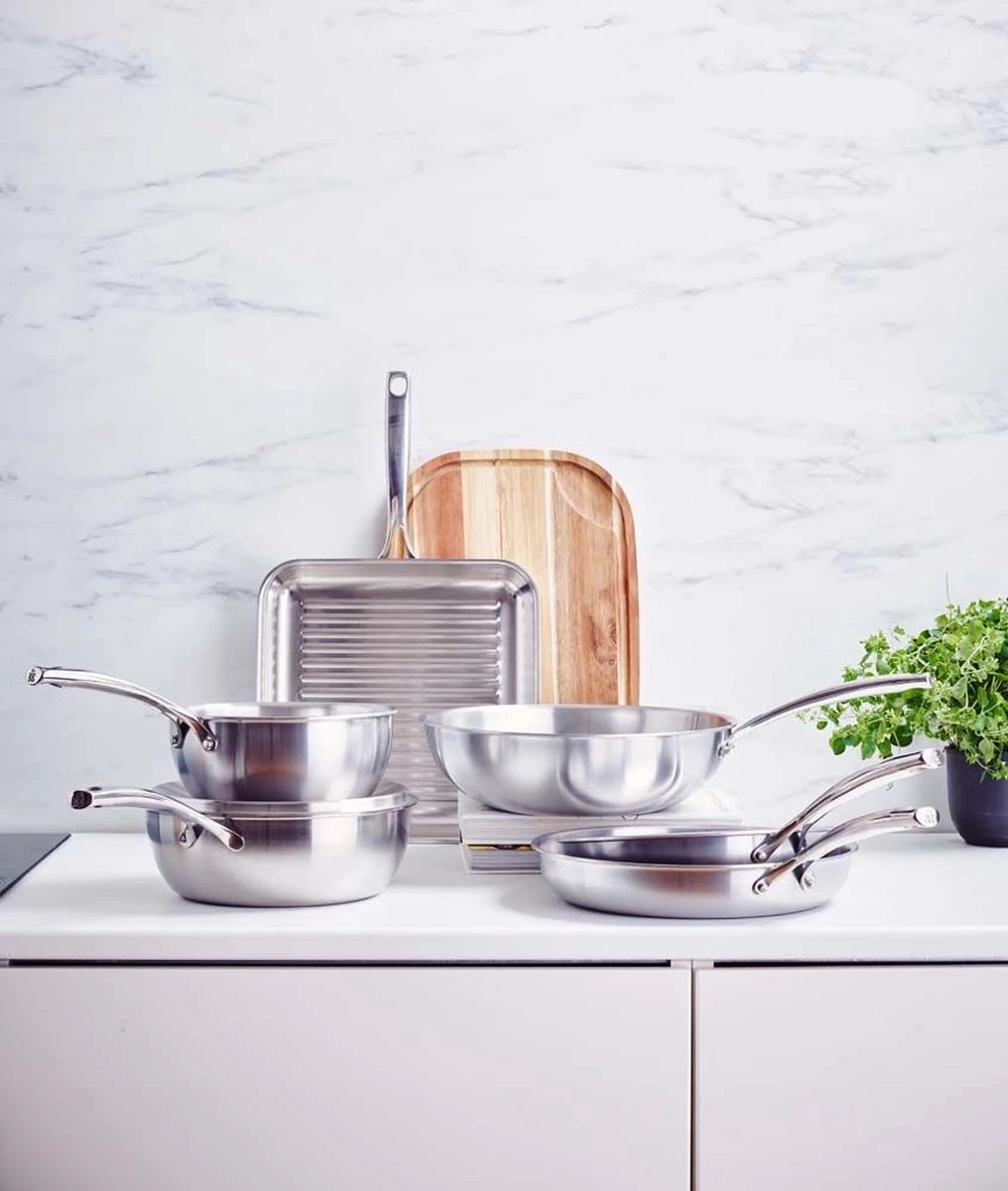 BK Superior Triply Koekenpan - Ø 24 Cm - RVS - Inductie 3 BK Superior Triply Koekenpan - Ø 24 Cm - RVS - Inductie - Afbeelding 3