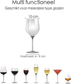 Merkloos Wijnglazen Houder - Zilver - 9 Glazen - Wijnglazenhouder - 3 Rijen - Wijnglazenhouder - Ophangrek Wijnglazen - Wijnrek - Ophangrek - Glazenrek - Wijn Glas Rek - Wijnglas Houder - Wijnglazenhouder - Wijnglazen Organizer - Glasophangrek - Wijnglas Rek -Kookgerei Koning Verkoop 1016x1200 8