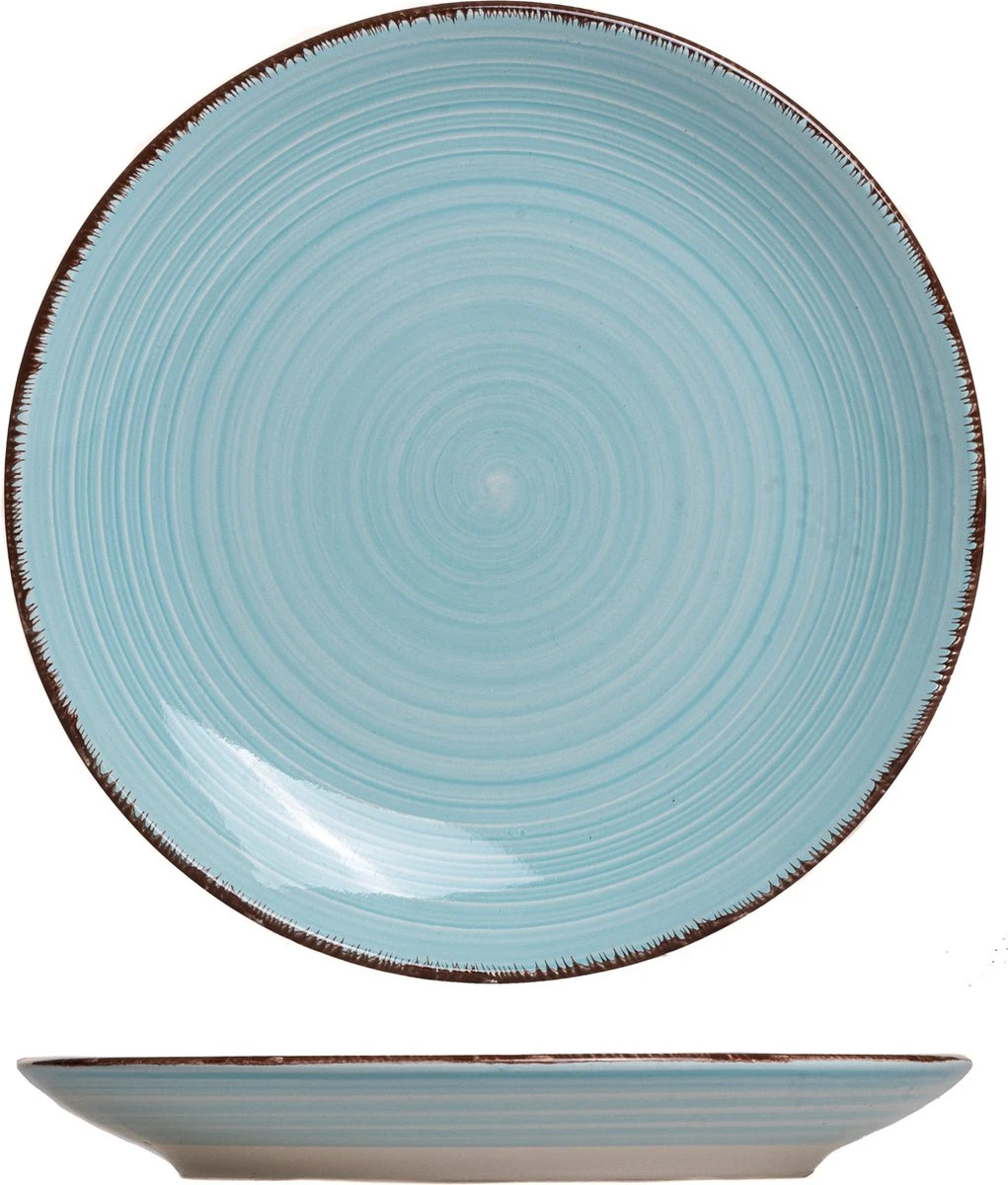 Studio Tavola Ontbijtborden Ocean Blue ø 19 Cm - 6 Stuks 4 Studio Tavola Ontbijtborden Ocean Blue ø 19 Cm - 6 Stuks - Afbeelding 4