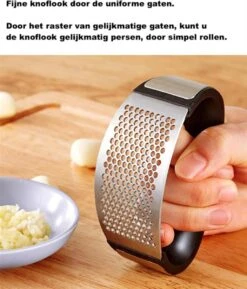 Mister Mill Knoflookpers RVS Incl. Peller En Borstel - Lookpers - Knoflook Pers - Gemberpers - Knoflooksnijder - Knoflookpeller - Garlic Press -Kookgerei Koning Verkoop 1025x1200 1