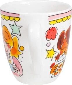 Blond Amsterdam Even Bijkletsen Mini Mok - Roze Rand -Kookgerei Koning Verkoop 1027x1200 1