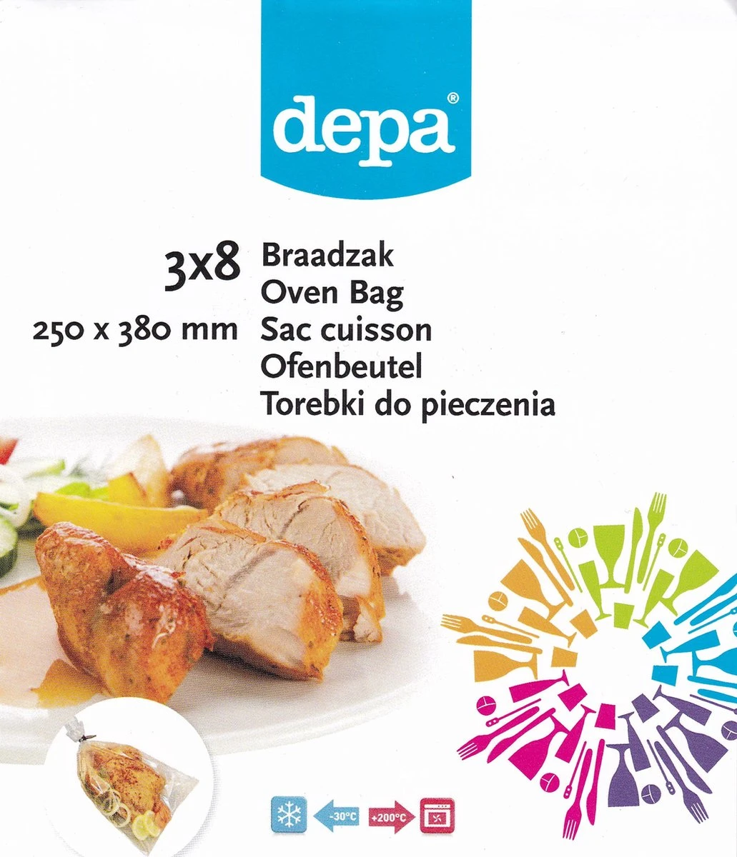 Braadzak - 25 X 38 Cm - 24 Stuks 1 Braadzak - 25 X 38 Cm - 24 Stuks