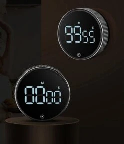 Merkloos Digitale Kookwekker Zwart Van METU-Online - Smart Timer - LED Display - Magnetisch Met Handige Draaiknop - Barbecue Kookwekker Magneet - BBQ Wekker -Kookgerei Koning Verkoop 1035x1200 2
