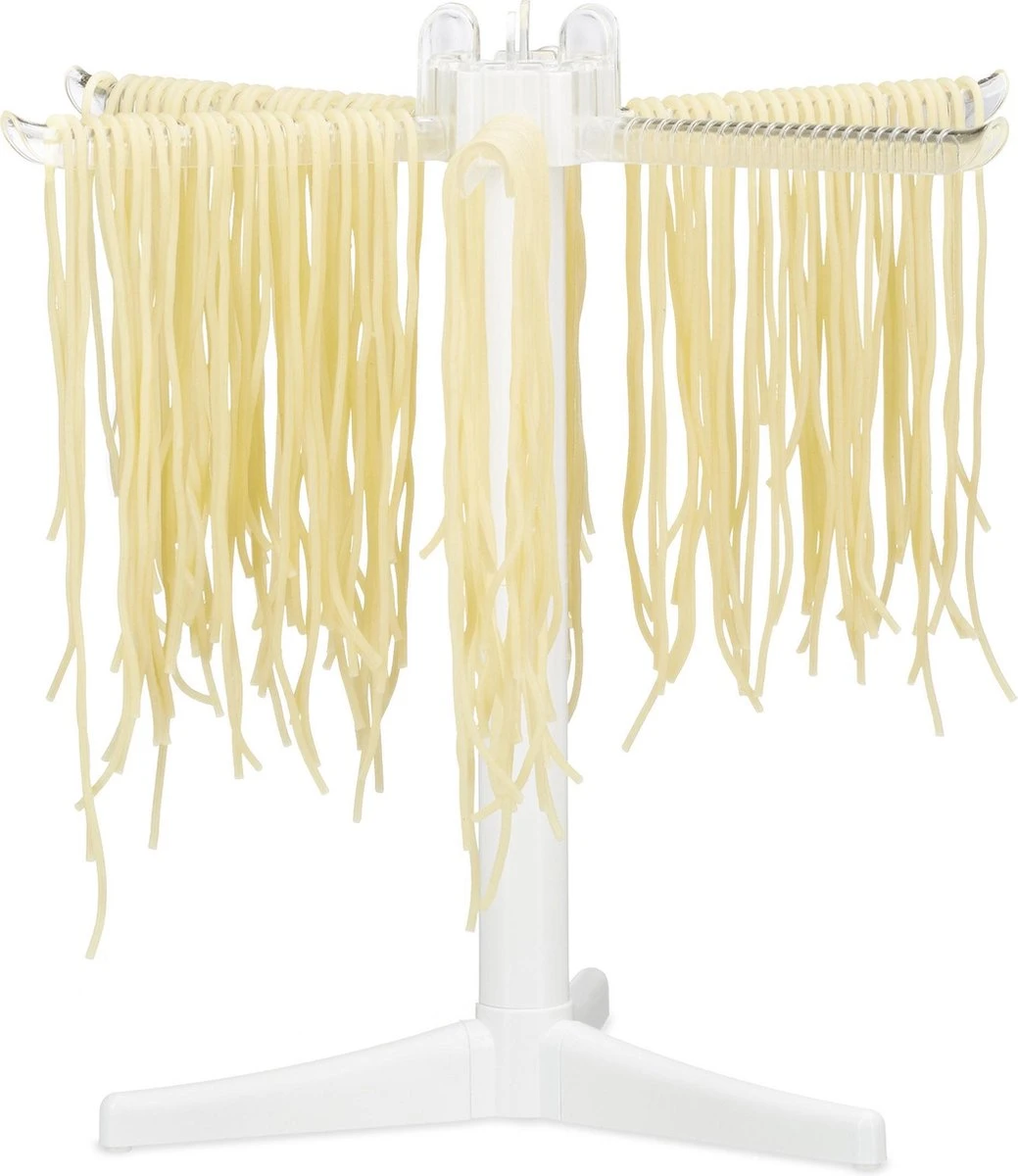 Relaxdays - Pasta Droogrek - Kunststof - Opvouwbaar - Pastadroger - Pasta Drogen 1 Relaxdays - Pasta Droogrek - Kunststof - Opvouwbaar - Pastadroger - Pasta Drogen