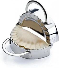 Merkloos 2 In 1 Ravioli Maker RVS | Ravioli Mal | Ravioli Vorm En Deeg Uitsteker | Diameter 10 Cm
