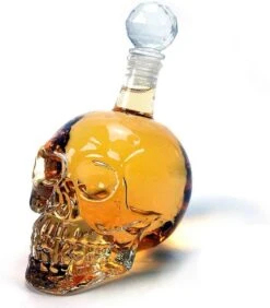 MikaMax Skull Bottle - Whiskey Karaf - Decanteer Karaf - Schedel - Karaf - 1 Liter - Glas -Kookgerei Koning Verkoop 1050x1200 7