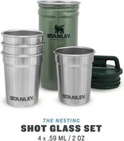 Stanley The Nesting Shot Glass Set - Hammertone Green -Kookgerei Koning Verkoop 1054x1200 1