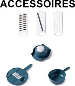 KitchenPrince Multifunctionele Groentesnijder - Mandoline Slicer Dicer - Groentesnijder - Uiensnijder - Fruitsnijder - Keukensnijder - Persen - Mandoline Keukensnijder - Fruitperser - Appelsnijder - Rasp -Kookgerei Koning Verkoop 1054x1200 3