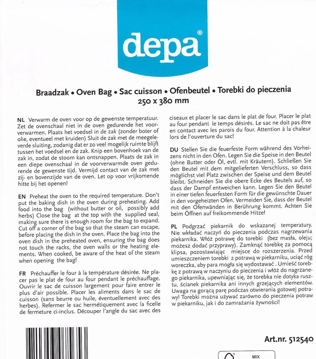 Braadzak - 25 X 38 Cm - 24 Stuks 2 Braadzak - 25 X 38 Cm - 24 Stuks - Afbeelding 2