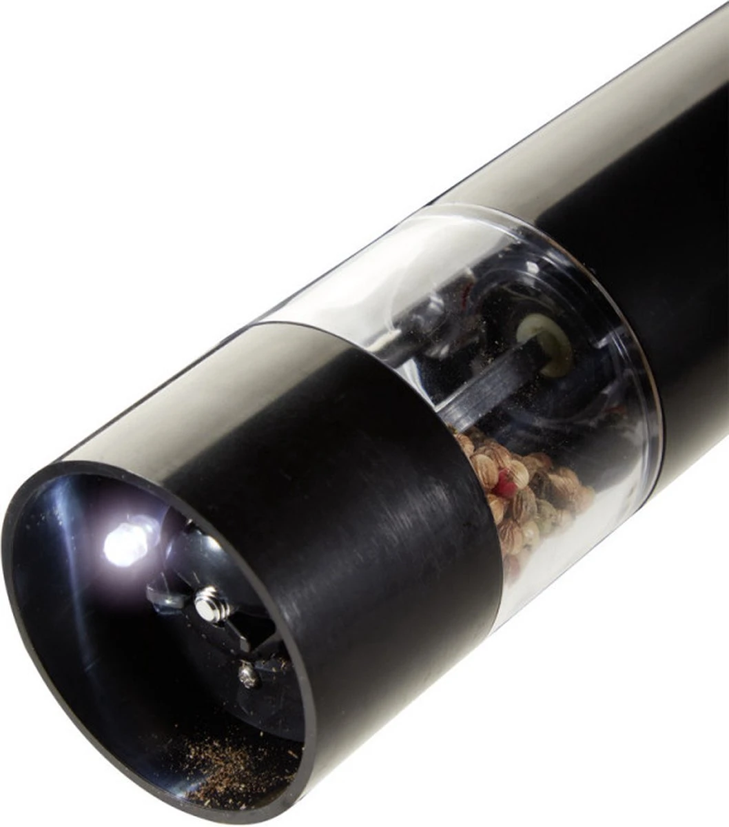 IGOODS Keramiek Elektrische Pepermolen En Zoutmolen - Pepermolen - Zoutmolen - 2 Stuks- Zwart En Wit 6 IGOODS Keramiek Elektrische Pepermolen En Zoutmolen - Pepermolen - Zoutmolen - 2 Stuks- Zwart En Wit - Afbeelding 6