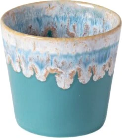 Costa Nova - Grespresso Servies - 6 Espresso Kopjes - Roze-Grijs-Azur-Red-Wit -Turquoise - Aardewerk - H 5.9 Cm -Kookgerei Koning Verkoop 1068x1200