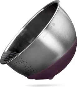 Reishunger Rijstzeef Uit Roestvrij Staal - Vergiet Voor Het Wassen Van Rijst En Groenten - Met Anti-slip Siliconen Bodem -Kookgerei Koning Verkoop 1070x1200 2