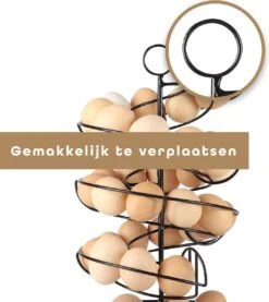 Eiermand – Eierrek – Eierhouder – Eieren – Zwart - Pasen - Tot 40 Eieren - BAULK® -Kookgerei Koning Verkoop 1071x1200