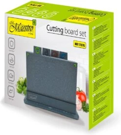 Set Van 4 Snijplanken In Marmer Stand Maestro MR1787G Graniet -Kookgerei Koning Verkoop 1074x1200 6