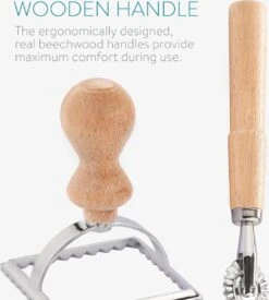 Navaris Set Van 4 Raviolisnijders - Raviolimakers Met Houten Handvat - Set Van 3 Vormsnijders En 1 Pastawiel Voor Het Snijden Van Zelfgemaakte Ravioli 12 Navaris Set Van 4 Raviolisnijders - Raviolimakers Met Houten Handvat - Set Van 3 Vormsnijders En 1 Pastawiel Voor Het Snijden Van Zelfgemaakte Ravioli -Kookgerei Koning Verkoop 1076x1200 6