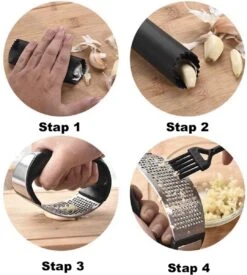 Mister Mill Knoflookpers RVS Incl. Peller En Borstel - Lookpers - Knoflook Pers - Gemberpers - Knoflooksnijder - Knoflookpeller - Garlic Press -Kookgerei Koning Verkoop 1078x1200 1