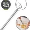 Deense Deegklopper RVS | 29,5 Cm| Deeg Garde | Danish Whisk | Deense Deeg Garde | Deegklopper| Deegklopper Deens | Originele Deense Deegklopper | RVS