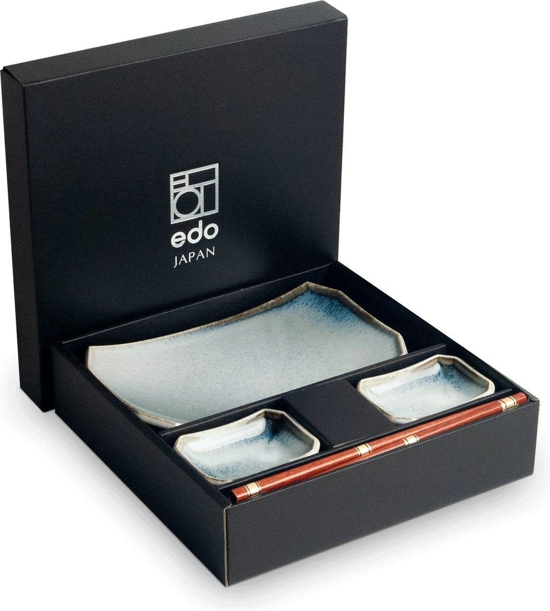 Edo Japan | AURORA | Japanse Sushi Servies Set | 6-Delig | 2 Persoons | In Geschenkdoos 1 Edo Japan | AURORA | Japanse Sushi Servies Set | 6-Delig | 2 Persoons | In Geschenkdoos