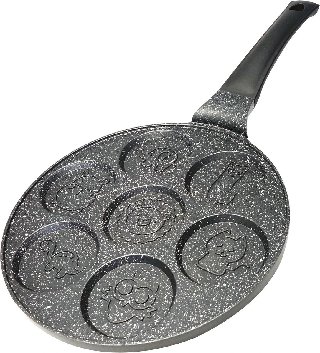 Pancake Pan Met Dierlijke Vormen - Pannenkoekenpan - Crêpemaker - Pancakes Set 6 Pancake Pan Met Dierlijke Vormen - Pannenkoekenpan - Crêpemaker - Pancakes Set - Afbeelding 6