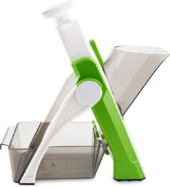 Dremdo Mandoline Groentesnijder – Keukensnijder ­– Handmatig – Schijfjes/Blokjes/Reepjes/Julliene - BPA-vrij -Kookgerei Koning Verkoop 1092x1200