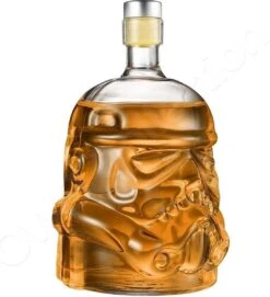 Stormtrooper Whiskey - Gin - Rum - Water - Limonade Drink Fles Karaf Met Dop 750ml - Star Wars