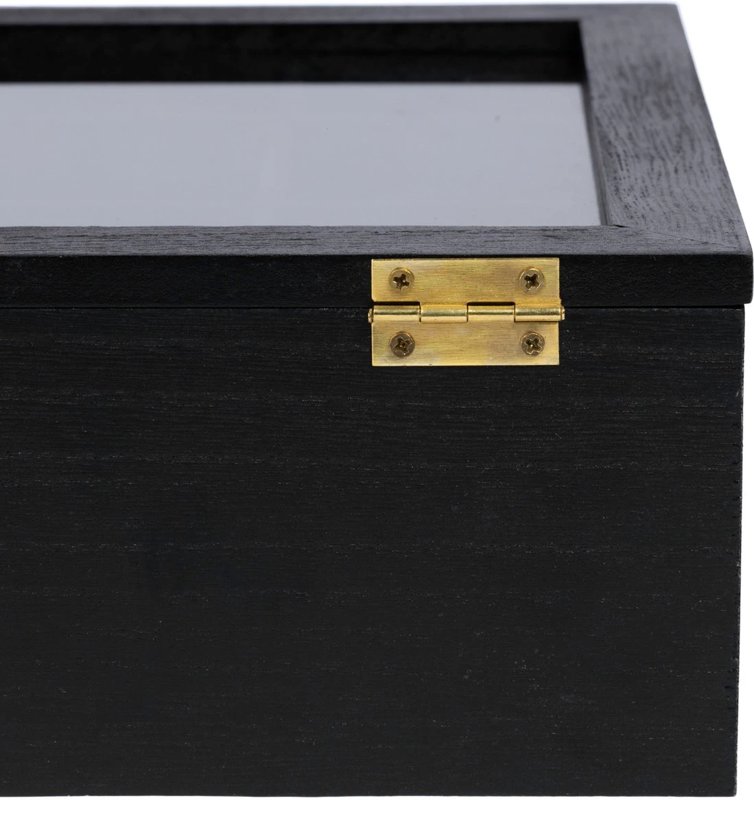 CasaLupo Theedoos Zwart 9-vaks - Met Fluweel - 23 X 23 Cm 6 CasaLupo Theedoos Zwart 9-vaks - Met Fluweel - 23 X 23 Cm - Afbeelding 6