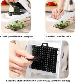 Groentesnijder - Mandoline - Keukenhulp - Stevig Materiaal - Raspen - Snijder - Dooierscheider - Alle Mogelijke Snij Opties - Vergiet - Grote Opvang Bak - Extra Uitgebreid - Handig Wisselsysteem 10 Groentesnijder - Mandoline - Keukenhulp - Stevig Materiaal - Raspen - Snijder - Dooierscheider - Alle Mogelijke Snij Opties - Vergiet - Grote Opvang Bak - Extra Uitgebreid - Handig Wisselsysteem -Kookgerei Koning Verkoop 1099x1200 3