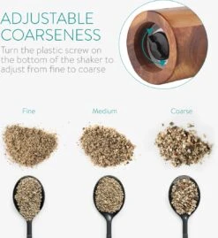 Navaris Zout En Pepermolen Set - Handmatige Molen Met Instelbaar Keramisch Maalwerk - Navulbaar En Duurzaam - Gemaakt Van Acaciahout -Kookgerei Koning Verkoop 1100x1200 3