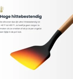 Hescom Siliconen Gesloten Spatel Met Anti-aanbaklaag - Keukengerei Met Ergonomisch Design - Hittebestendige Bakspaan - Vaatwasservriendelijk 12 Hescom Siliconen Gesloten Spatel Met Anti-aanbaklaag - Keukengerei Met Ergonomisch Design - Hittebestendige Bakspaan - Vaatwasservriendelijk -Kookgerei Koning Verkoop 1104x1200