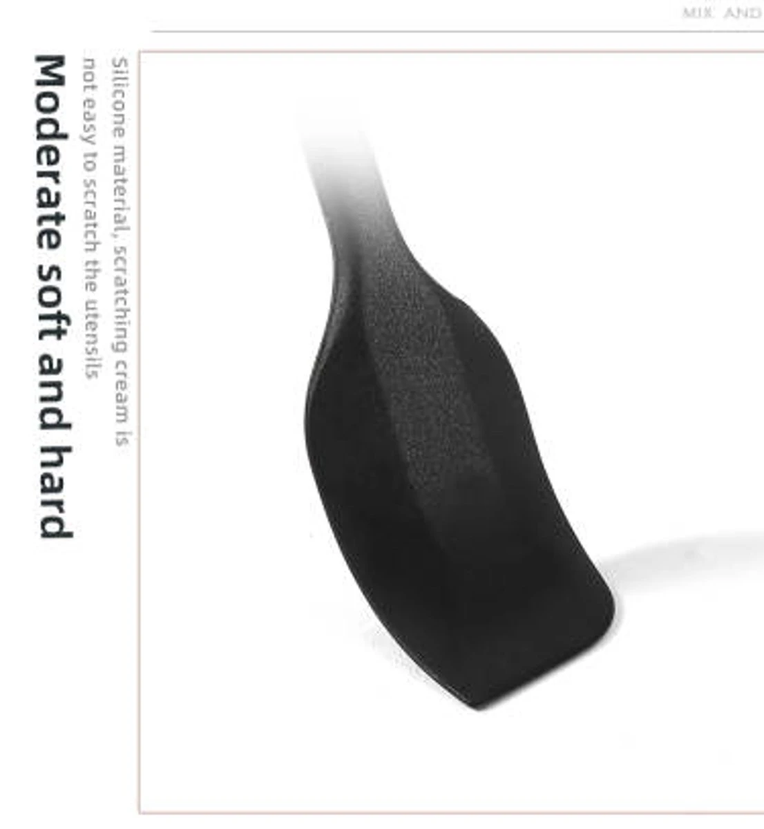 Spatel Set - Siliconen - Merkloos - 6 Stuks - Kleur Mix - Koken 5 Spatel Set - Siliconen - Merkloos - 6 Stuks - Kleur Mix - Koken - Afbeelding 5