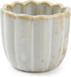 Salt&Pepper - Eierdop - 4,5xH4cm - Nuance White - Lotus - Set Van 4