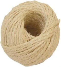1 Rol Touw Van Sisal Lichtbruin - 25 Meter - 100 Gram - Touw Op Rol - Inpaktouw / Hobbytouw / Touw Voor Klussen -Kookgerei Koning Verkoop 1110x1200 1