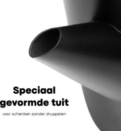 Vatten® - Premium RVS Theepot - Incl. RVS Theefilter - 1L - Zwart - Dubbelwandig -Kookgerei Koning Verkoop 1110x1200