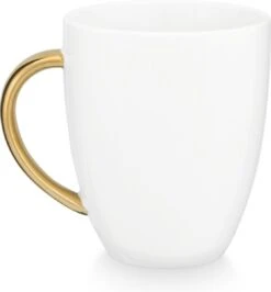 Vtwonen Serviesset - Wit-Goud - Porselein - 24-delig -Kookgerei Koning Verkoop 1116x1200