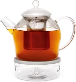 Bredemeijer - Glazen Minuet Santhee Theepot 1,5L Met Filter -Kookgerei Koning Verkoop 1119x1200