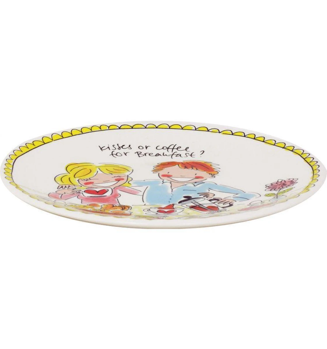 Blond Amsterdam Bord 22 Cm Love - Even Bijkletsen 2 Blond Amsterdam Bord 22 Cm Love - Even Bijkletsen - Afbeelding 2