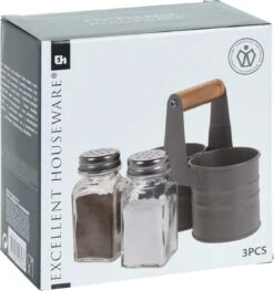 Relaxwonen - Peper En Zout Strooier - Peper En Zout Stel - Inclusief Houder -Kookgerei Koning Verkoop 1126x1200 2
