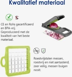 Mandoline - Groentesnijder - Groentehakker - Multifunctioneel - Snijmachine Groenten En Fruit - Uiensnijder - Keukensnijder - Fruitsnijder -Kookgerei Koning Verkoop 1127x1200 3