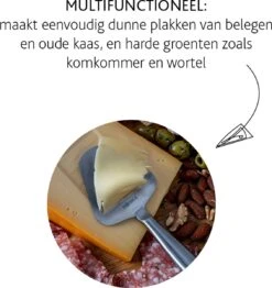 Boska Kaasschaaf Copenhagen - Kaasschaaf Harde Kaas - Kaasschaaf Voor Oude Kaas - Vaatwasserbestendig - Multifunctionele Kaasschaaf - RVS - 220 X 74 X 20 Mm - Keukengerei - Keuken Accessoires - 10 Jaar Garantie -Kookgerei Koning Verkoop 1130x1200 3