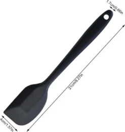 Siliconen Spatel - Hittebestendig - Vaatwasserbestendig - BPA Vrij - Kookgerei - Pannenlikker - 21 Cm - Zwart 9 Siliconen Spatel - Hittebestendig - Vaatwasserbestendig - BPA Vrij - Kookgerei - Pannenlikker - 21 Cm - Zwart -Kookgerei Koning Verkoop 1139x1200 4