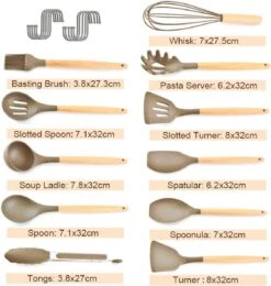 Merkloos Keukenset Kookgerei - Keukengerei Set - 13-delig - Able & Borret -Kookgerei Koning Verkoop 1139x1200 9