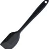 Siliconen Spatel - Hittebestendig - Vaatwasserbestendig - BPA Vrij - Kookgerei - Pannenlikker - 21 Cm - Zwart