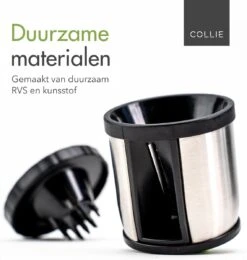 COLLIE Spiraalsnijder - Inclusief Recepten E-book & Schoonmaakborsteltje - Spirelli - Spiralizer - Courgettesnijder -Kookgerei Koning Verkoop 1140x1200 2
