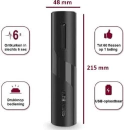 Elektrische Kurkentrekker Oplaadbaar - Wijnset - Wijn Accessoires -Kookgerei Koning Verkoop 1140x1200 8